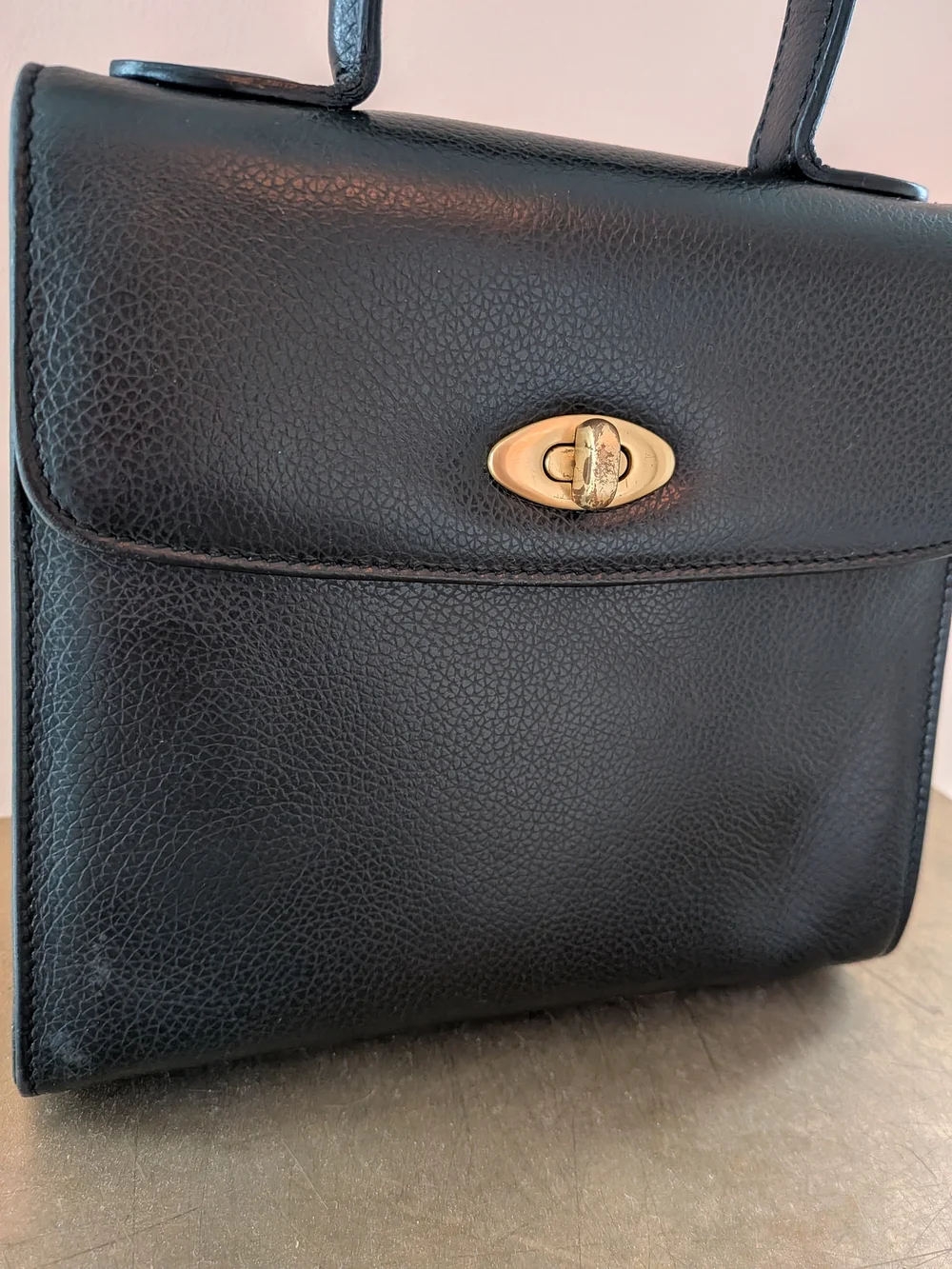 Coach Madison Gracie Black Bag  No. M4E-4413